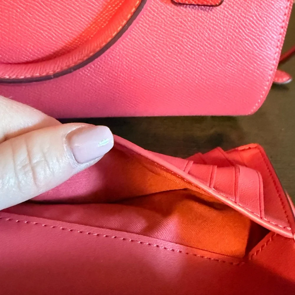 Coach Rowan Satchel with Signature Wallet; last pic best for color - Picture 11 of 14